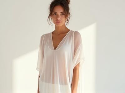 軽量カバーアップトップス